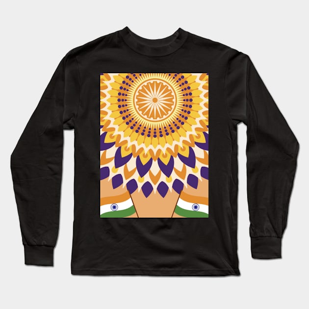 India Long Sleeve T-Shirt by Futbolero 